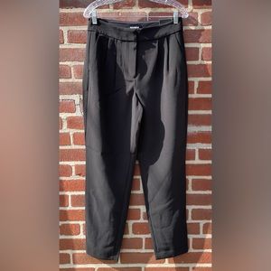 Express Super High Rise Ankle Pants Women’s Size 8L Black $88 MSRP